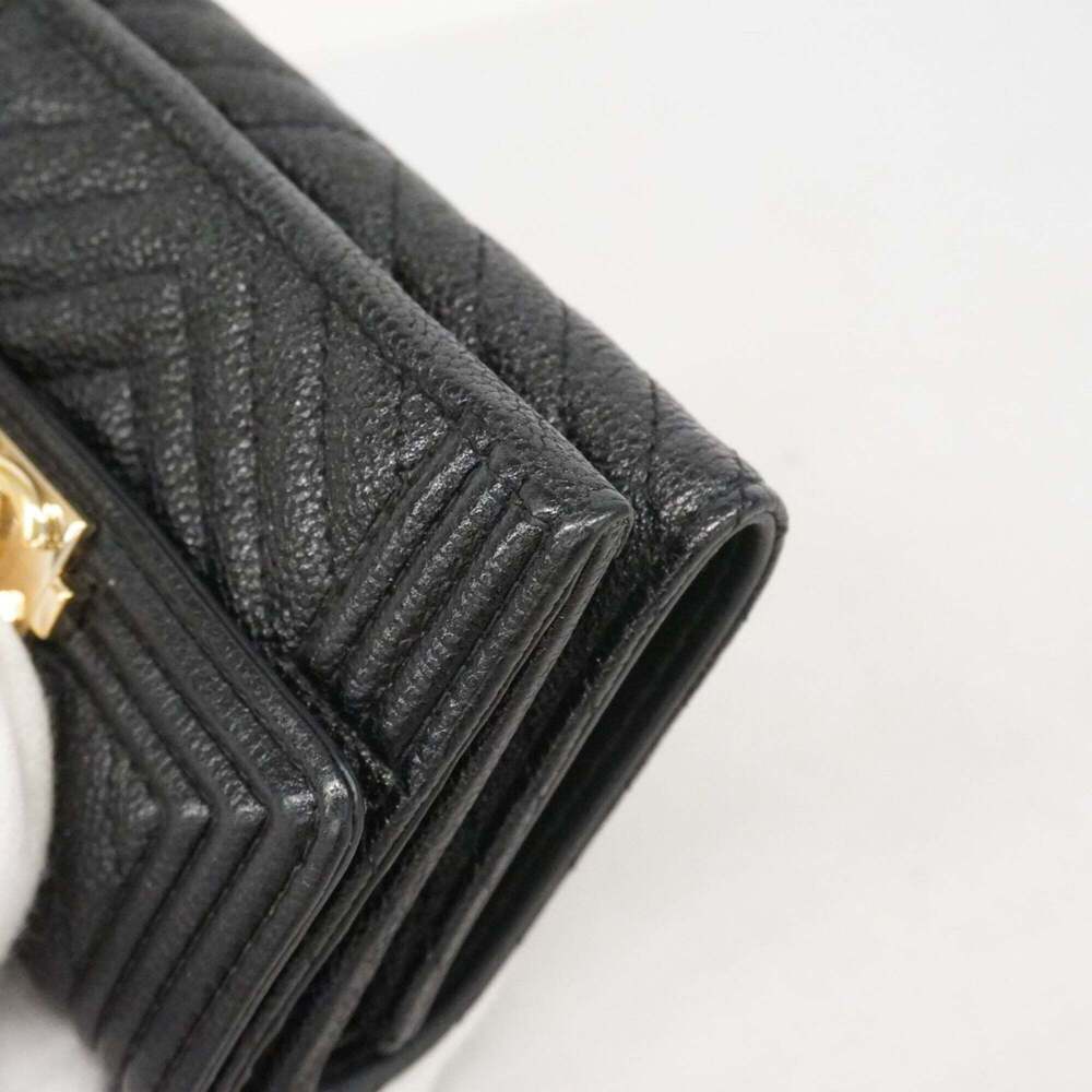 CHANEL Black Caviar Leather Wallet - Picture 5 of 8